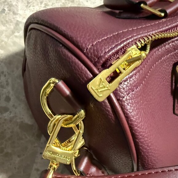 STUNNING Fashion Satchel with 2 straps and Bag Charm-Crossbody Dual Wear w/BAG - Picture 7 of 8